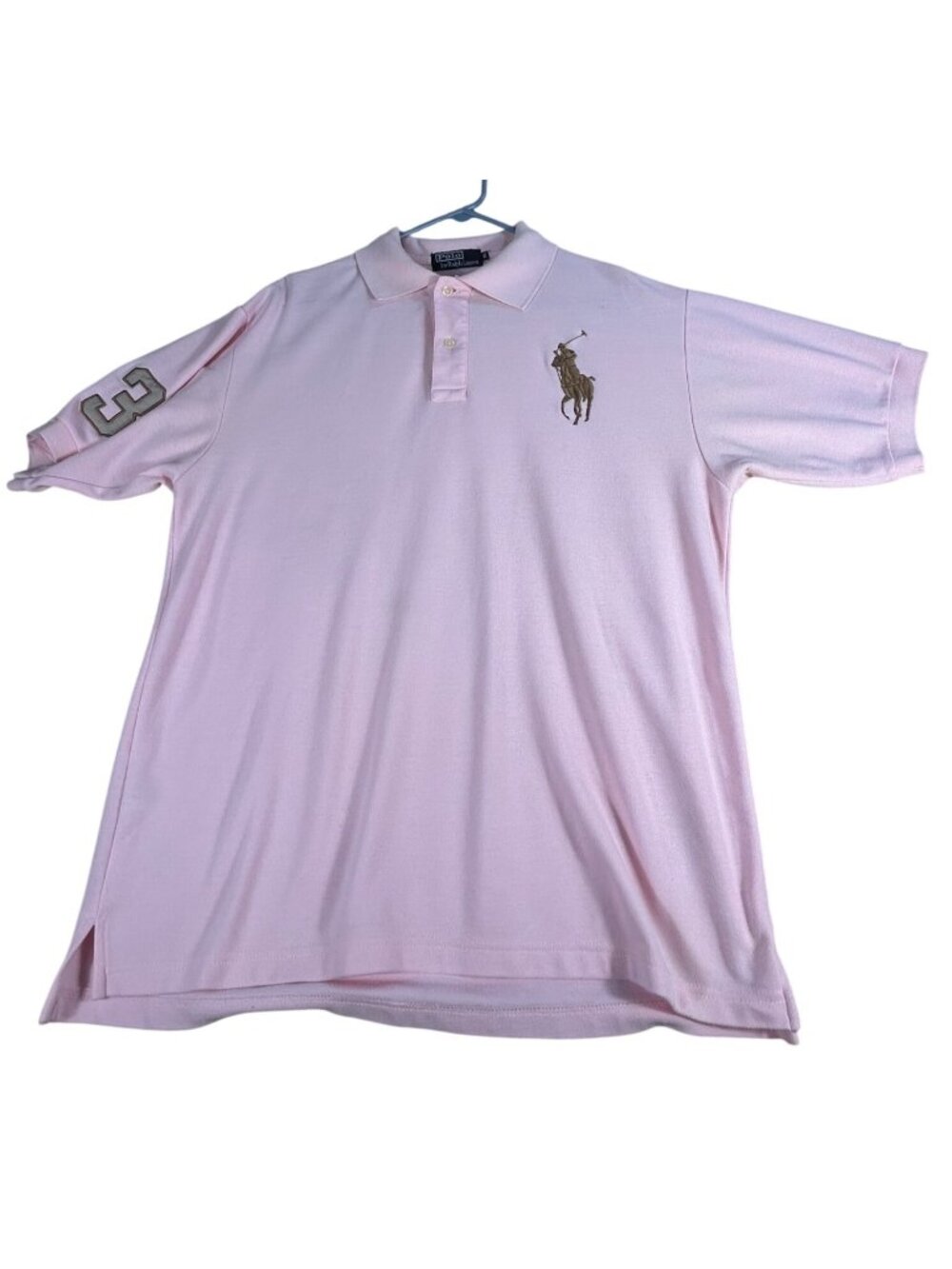Polo Ralph Lauren Men's Pink Short Sleeve Polo Shirt Sz XL Large Pony Logo #3